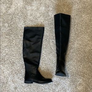 Black Knee High Boots